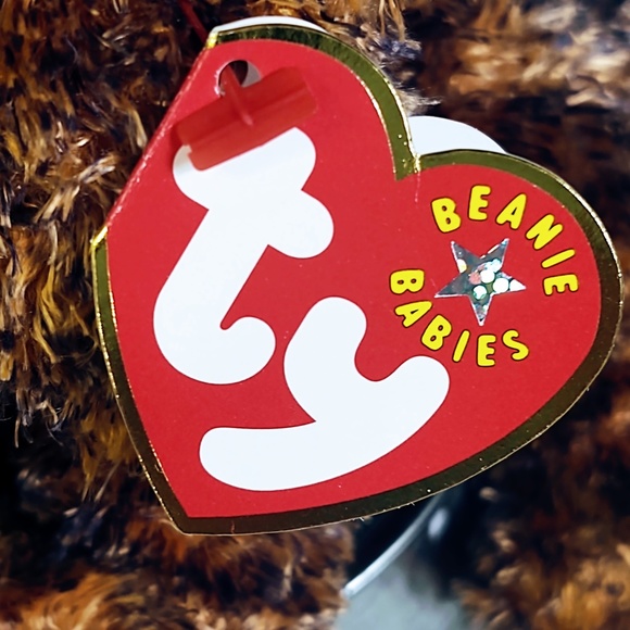 NWT Vintage TY Beanie Babies Giganto Wooly Mammoth DOB 12/17/2000, Tag Attached - Picture 8 of 13